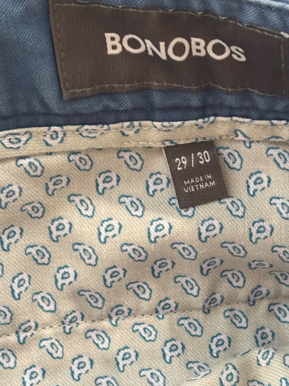 Bonobos Slate Blue Chino Pants